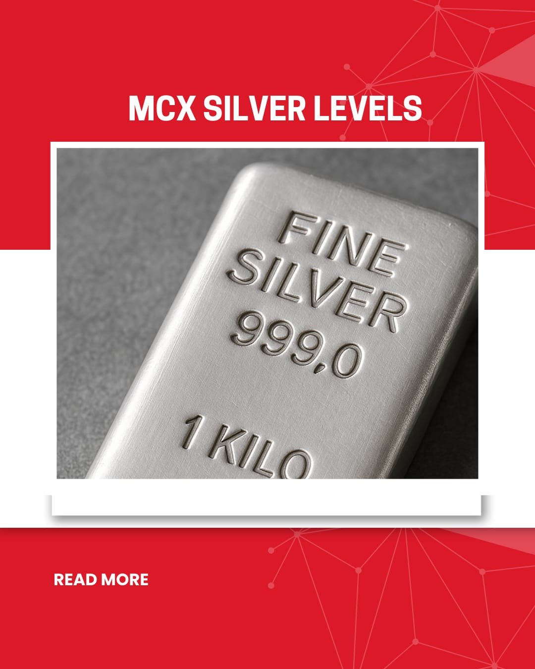 TODAY MCX SILVER LEVELS
